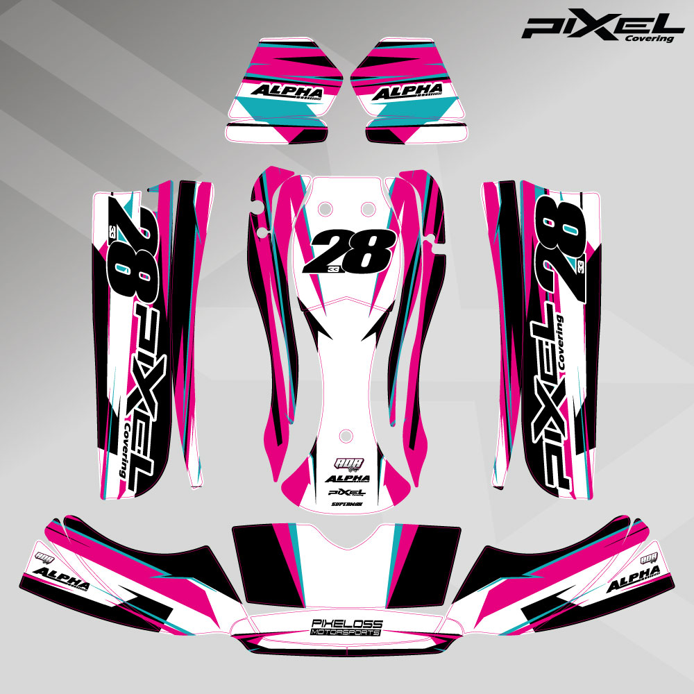 Kit déco kart - Alpha